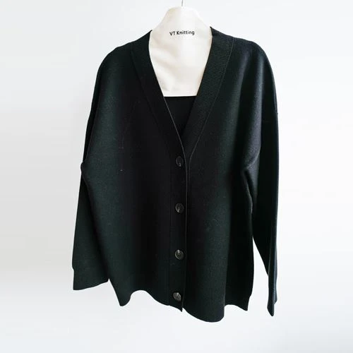 Dub Wool Cardigan Sweater Cov poj niam