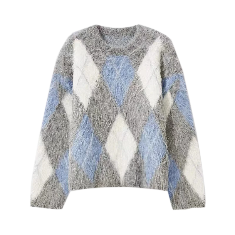 Funnel Neck Wool Saib Overcoat