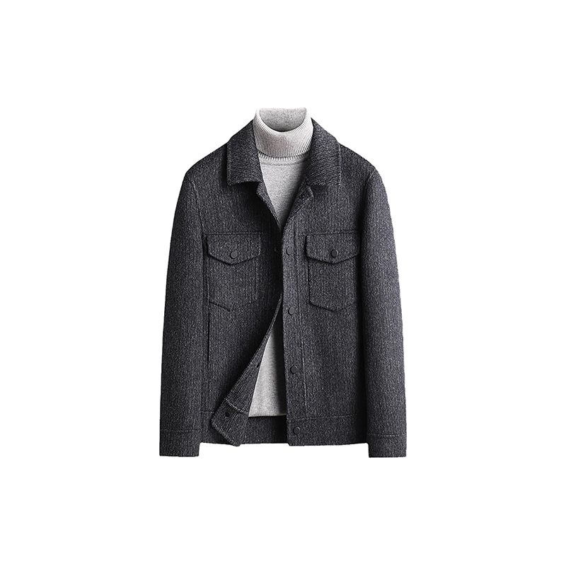 Merino Wool Puv Zip Jacket