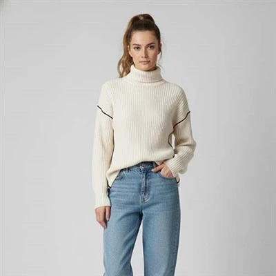 Cashmere Wool Sweater Cov poj niam