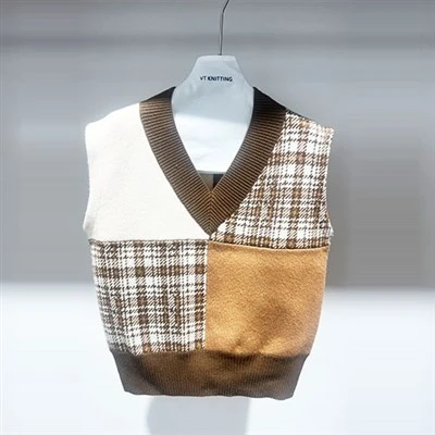 Cropped Cov poj niam Socker Vest