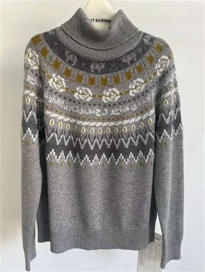 Ferris Log Jacquard Sweater