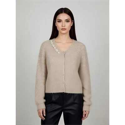 Fine Knit Designer Cov poj niam sab saum toj