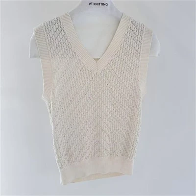 High Kawg Cov Poj Niam Tsim Khoom Knitting saum