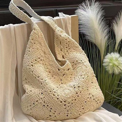 Khoom kim heev Wool Knitted Hnab