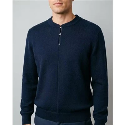 Txiv neej Sab nraum zoov Mos Knitted Sweater