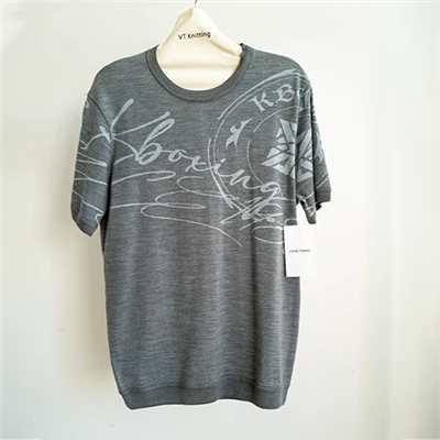 Mens Knit Short Sleeve Button Down