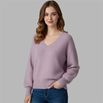 Merino ntaub plaub Jumper