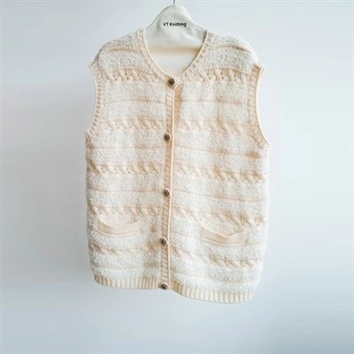 Merino Wool V Neck Cardigan Cov poj niam