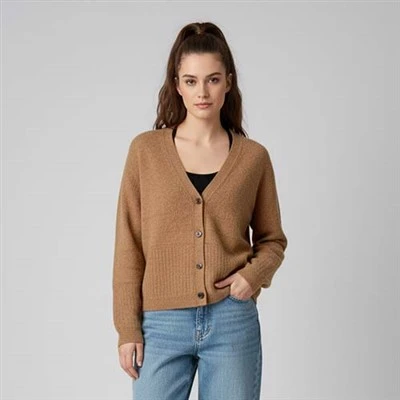 Mos Wool Sab nraum zoov Cardigan