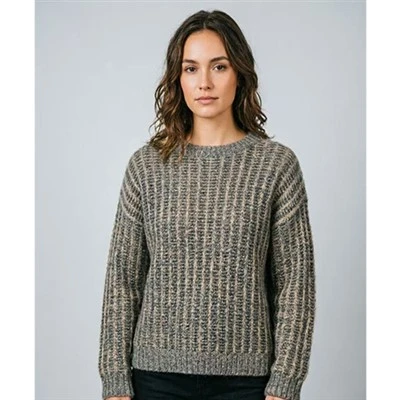 Sov Chunky Knit Cardigan Cov poj niam
