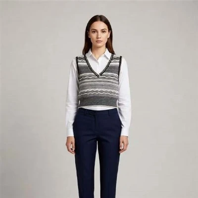 Slim-fit Designer Women's Knit Tops