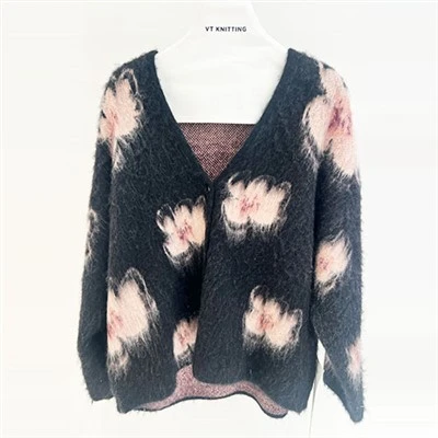 Womens Cardigan V Tsh caj dab