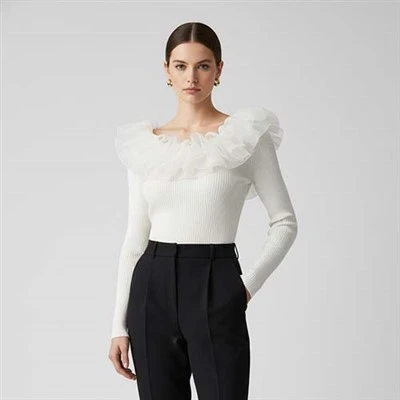 Poj niam Wool Knit Jumper