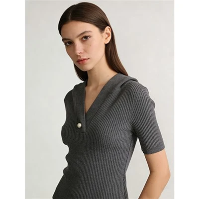 Wool Pullover Sweater Cov poj niam