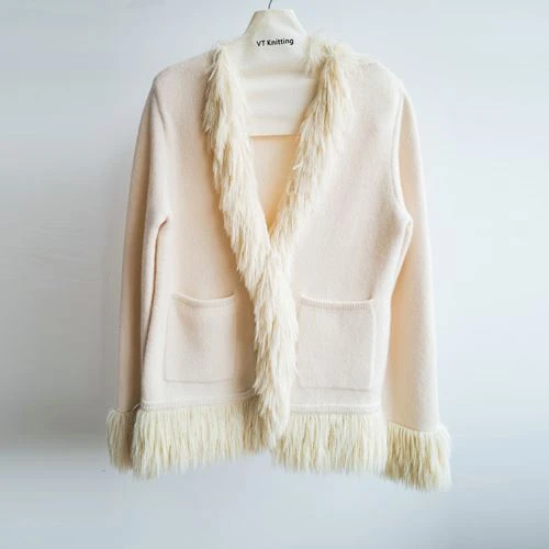 Warm Wool Cardigan Cov poj niam
