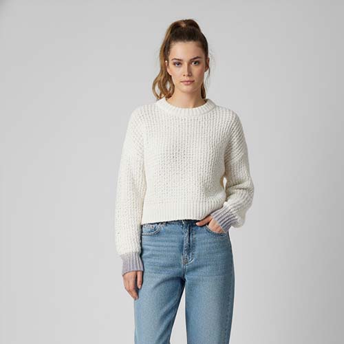 Wool Cropped Sweater