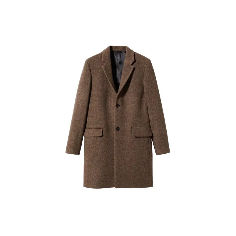 Wool Outerwear Jacket Txiv neej